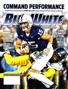 Blue White Illustrated October 2023 cover
